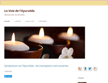 Tablet Screenshot of la-voie-de-l-ayurveda.com